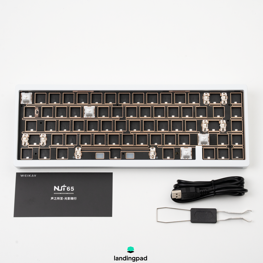 Weikav Nut65 Keyboard | Affordable 65% Hotswap Keyboard Kit
