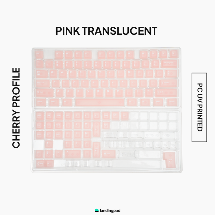Transparent PC Cherry Profile Keycaps
