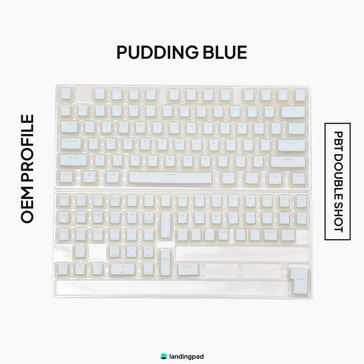 Pudding PBT OEM Profile Keycaps