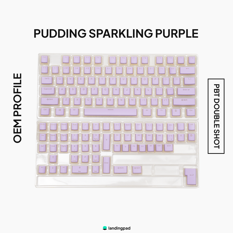 Pudding PBT OEM Profile Keycaps