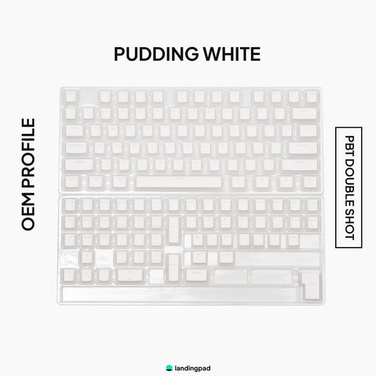 Pudding PBT OEM Profile Keycaps