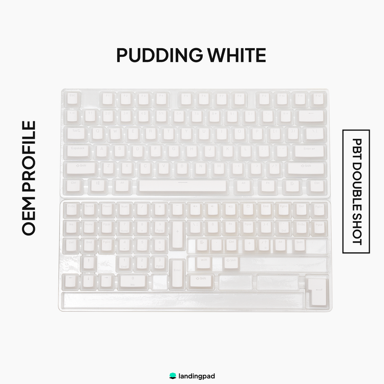 Pudding PBT OEM Profile Keycaps
