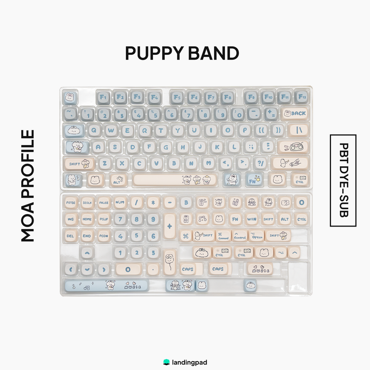 Puppy Band MOA PBT Keycap Set