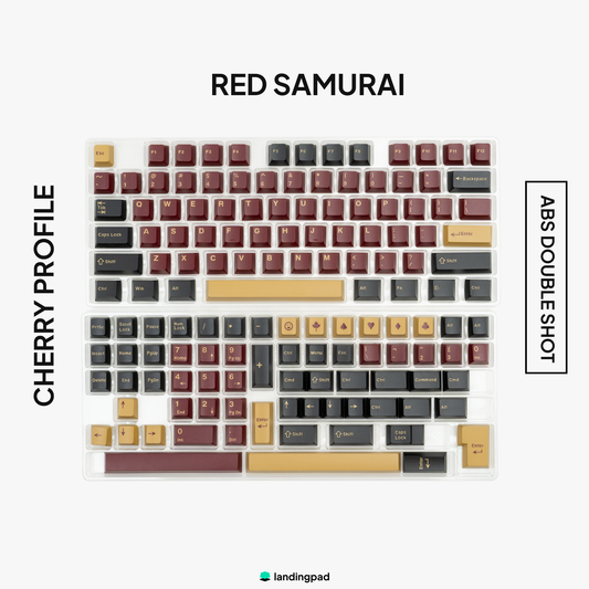 Red Samurai ABS Keycap Set