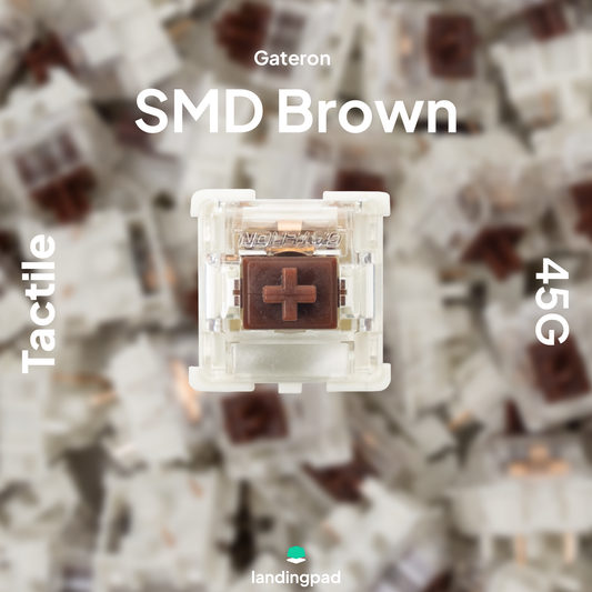 Gateron Milky Top / SMD Brown Switch