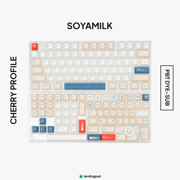 Soyamilk PBT Cherry Profile Keycap Set