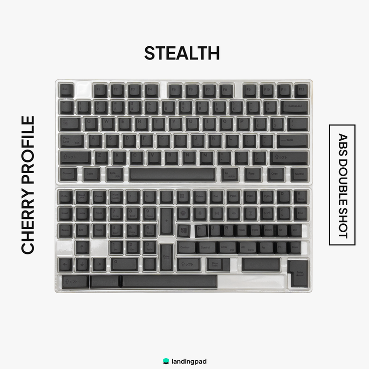 Stealth Cherry Profile Keycap Set