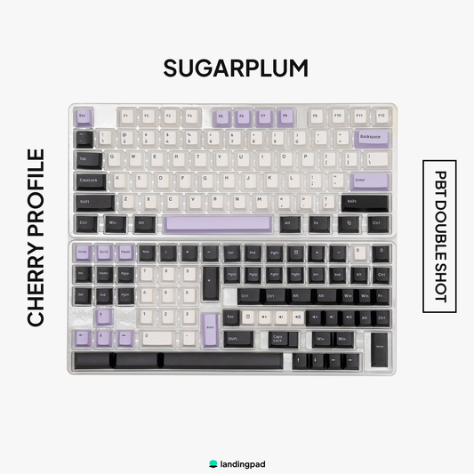 Sugarplum PBT Cherry Profile Keycap Set