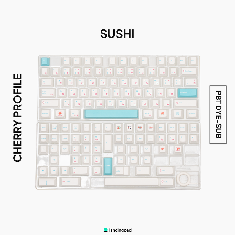 Sushi PBT Cherry Profile Keycap Set