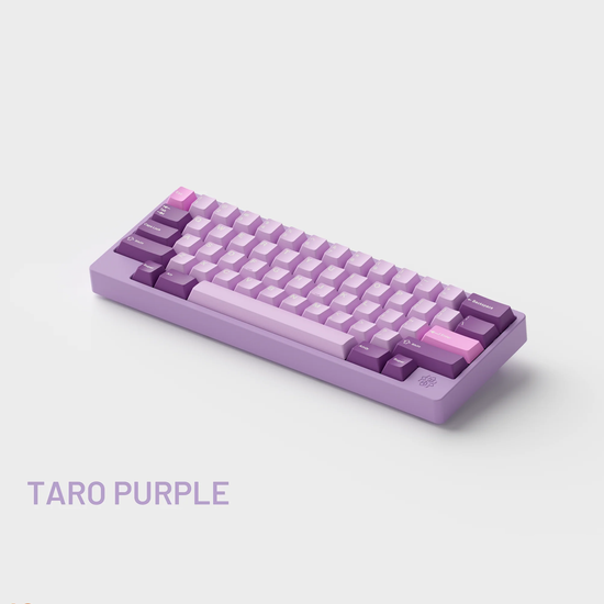 molly60 keyboard Taro Purple