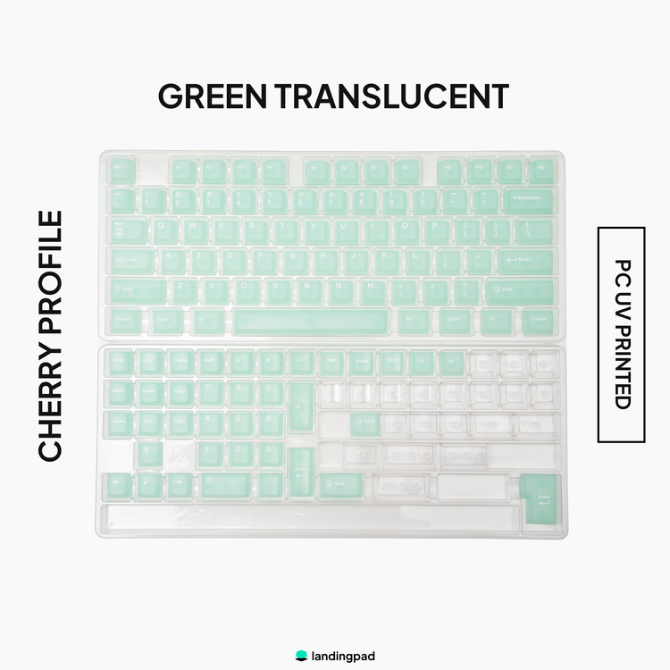 Transparent PC Cherry Profile Keycaps