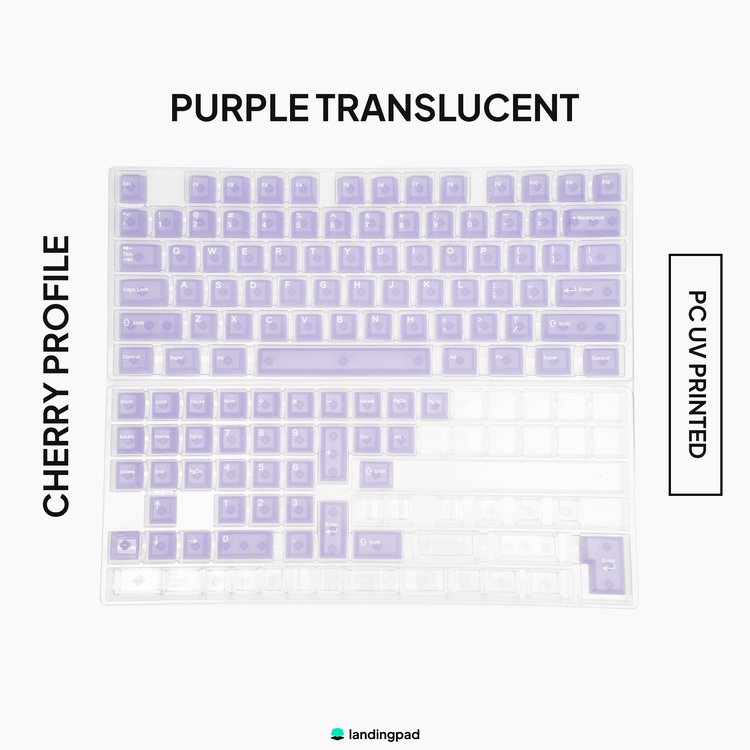 Transparent PC Cherry Profile Keycaps