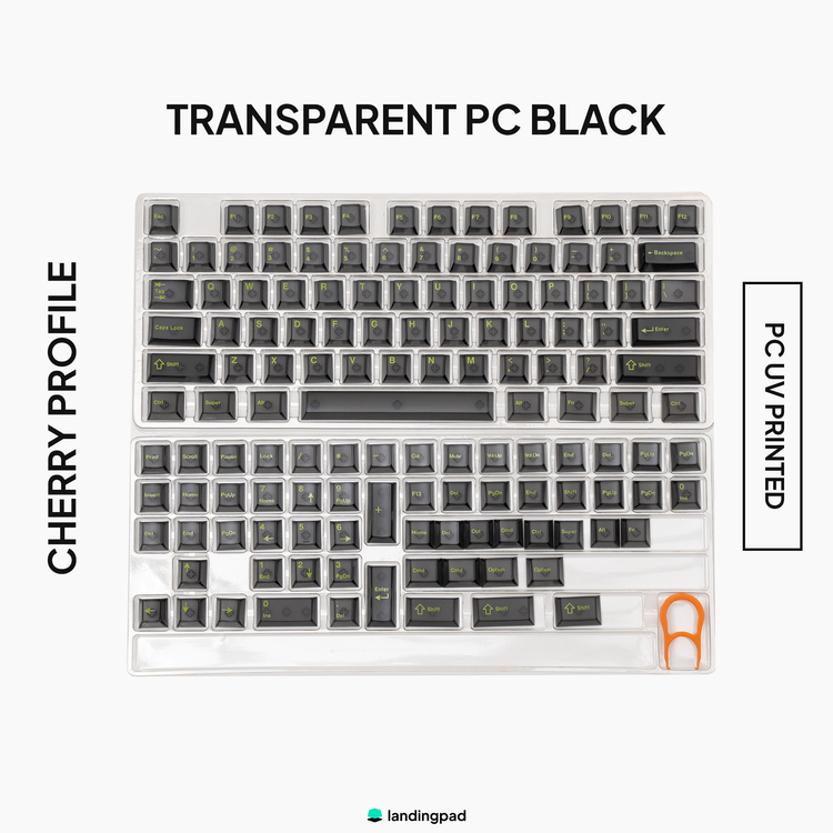 Transparent PC Cherry Profile Keycaps