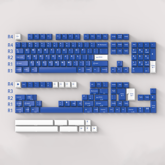Classic Blue ABS Keycap Set