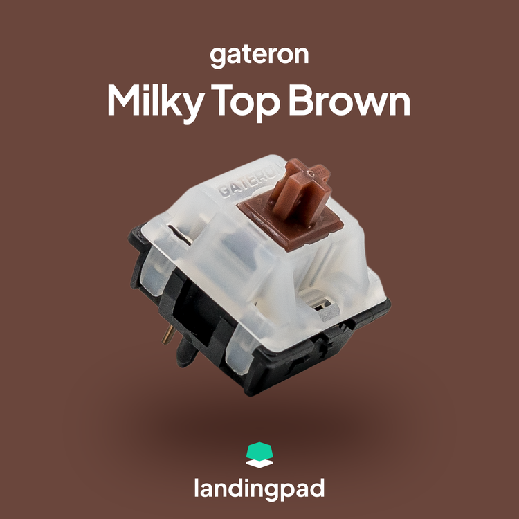 Gateron Milky Top / SMD Brown Switch